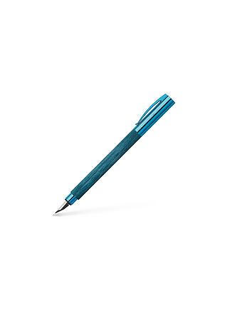 FABER-CASTELL | Stylo plume AMBITION BLUE WOOD M