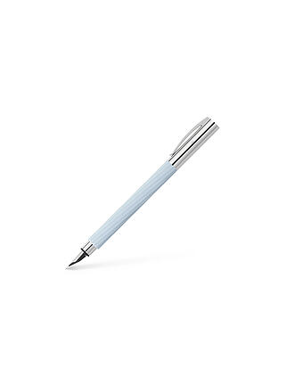 FABER-CASTELL | Stylo plume AMBITION ITALIC ICE BLUE F