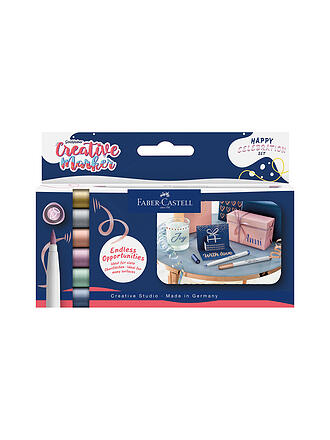 FABER-CASTELL | Gofa Marqueurs créatifs, étui de 6 Celebr.