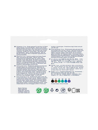 FABER-CASTELL | Goaf Marqueur Créatif 1.5 Set 6 pièces Haven