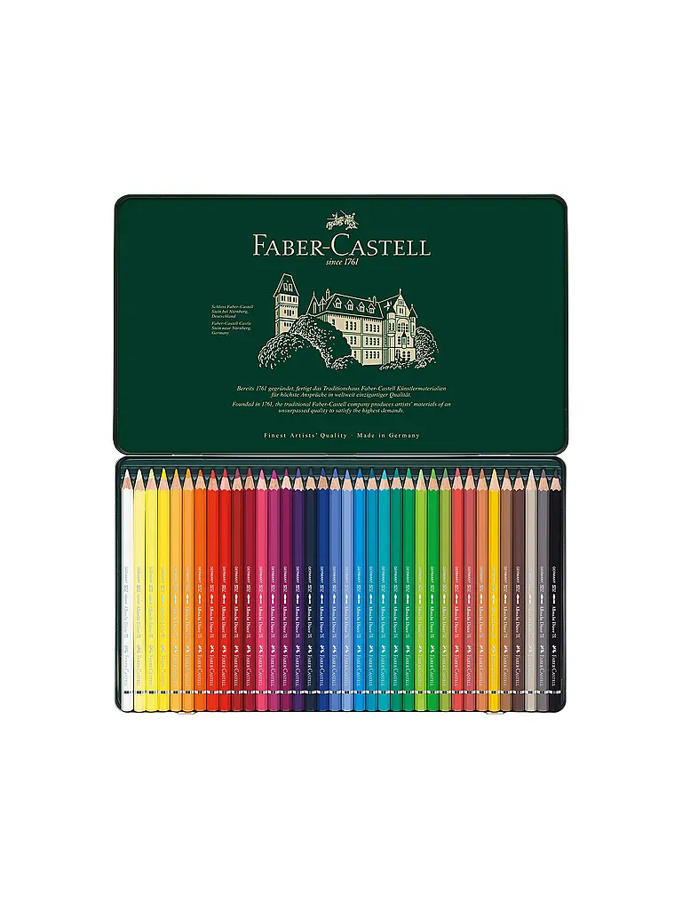FABER-CASTELL | Albrecht Dürer Aquarellstift 36er Metalletui | Vert foncé
