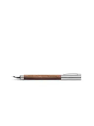 FABER-CASTELL | Ambition Noyer Stylo plume Taille de plume F, Marron | Marron