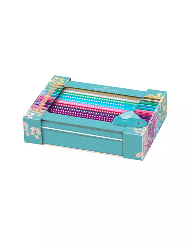 FABER-CASTELL | Coffret cadeau de crayons de couleur Sparkle | Aucune couleur