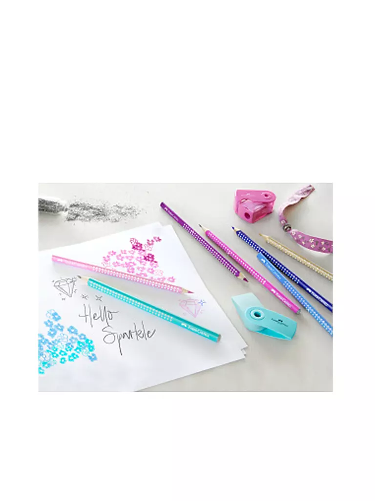 FABER-CASTELL | Coffret cadeau de crayons de couleur Sparkle | Aucune couleur