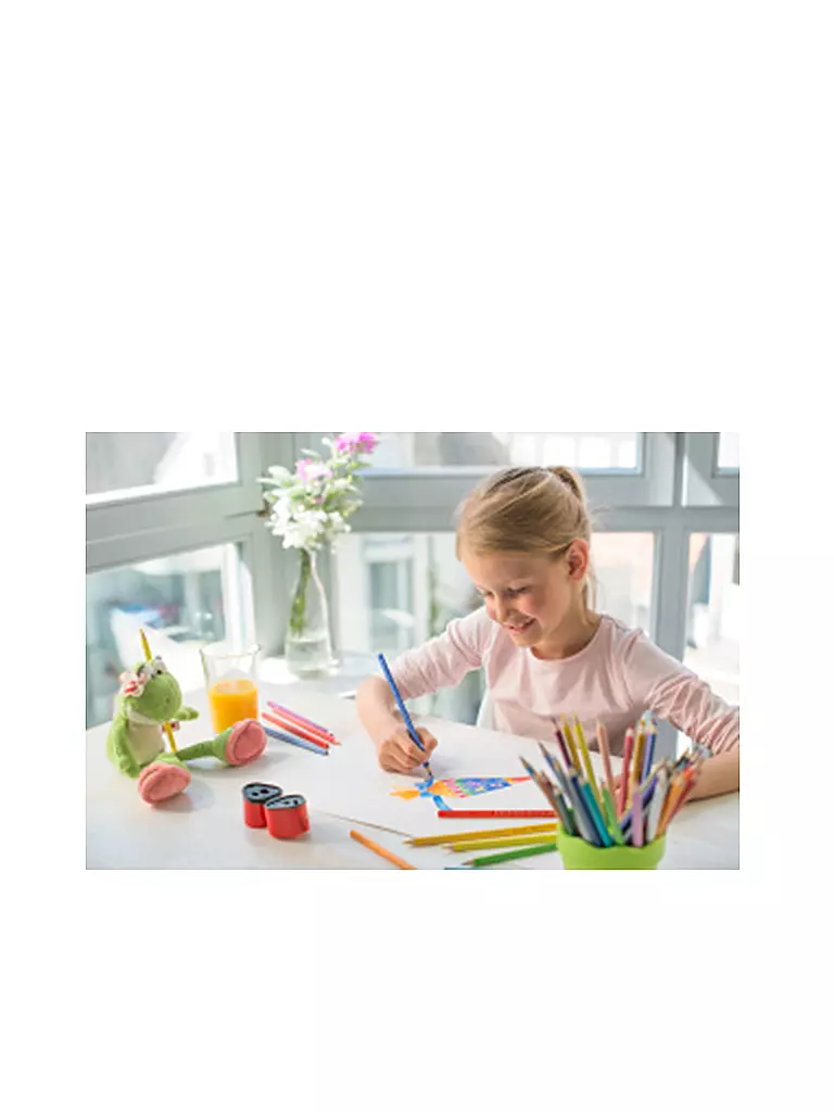FABER-CASTELL | Colour Grip Crayon de couleur, étui carton de 12 | 