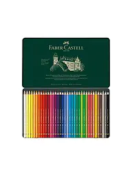 FABER-CASTELL | Crayon de couleur Polychromos, étui métallique de 36 | Vert foncé
