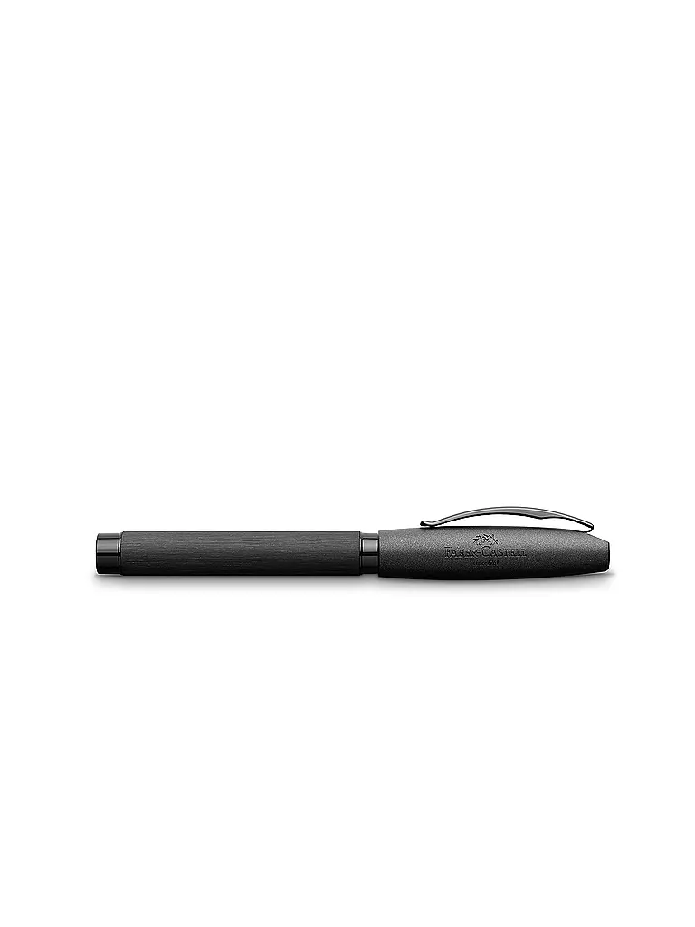 FABER-CASTELL | Essentio Aluminium Stylo plume largeur de plume B, Noir | Noir