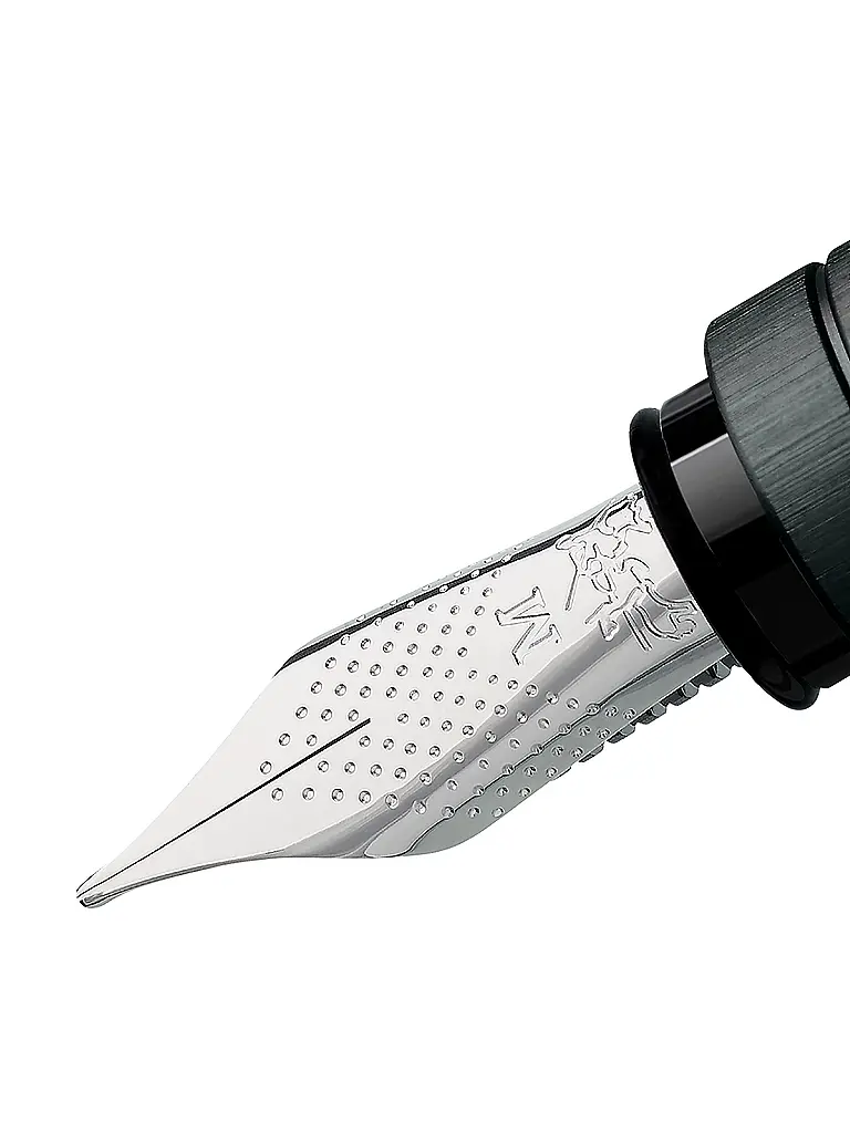 FABER-CASTELL | Essentio Aluminium Stylo plume largeur de plume B, Noir | Noir