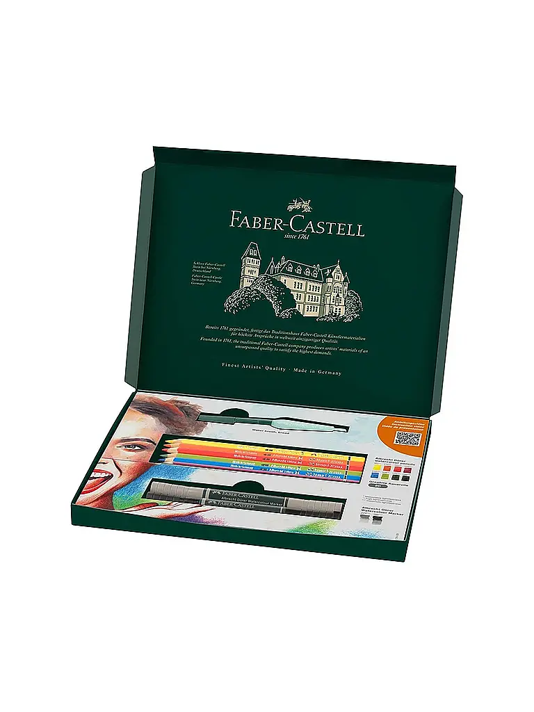 FABER-CASTELL | Farbstifte 12tlg. Discovery Set Albrecht Dürer Aquarellprodukte | Vert foncé