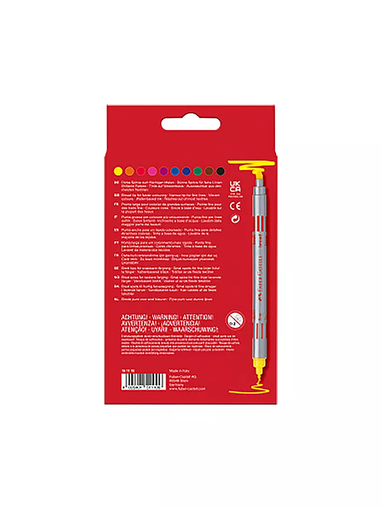 FABER-CASTELL | Feutre à double pointe | Aucune couleur