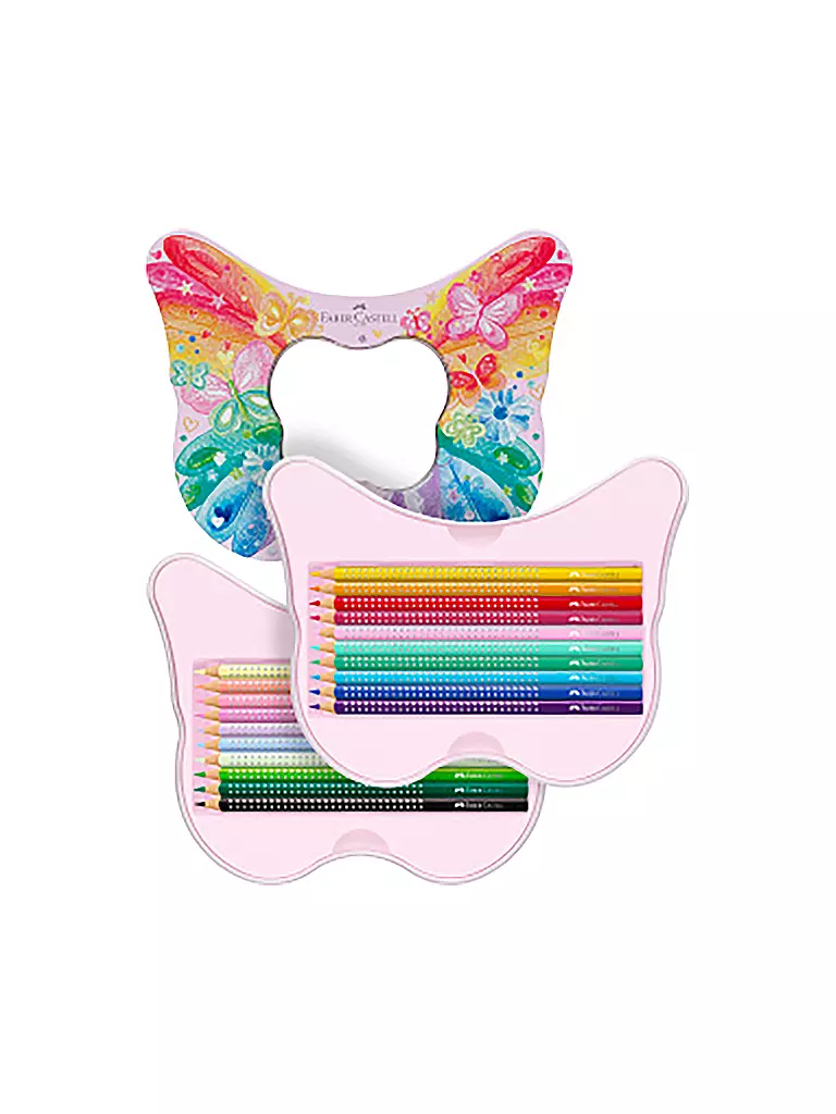 FABER-CASTELL | Geschenkset Sparkle Buntstift Schmetterling | Aucune couleur