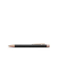 FABER-CASTELL | Neo Slim Stylo à bille en métal noir et or rose | Noir