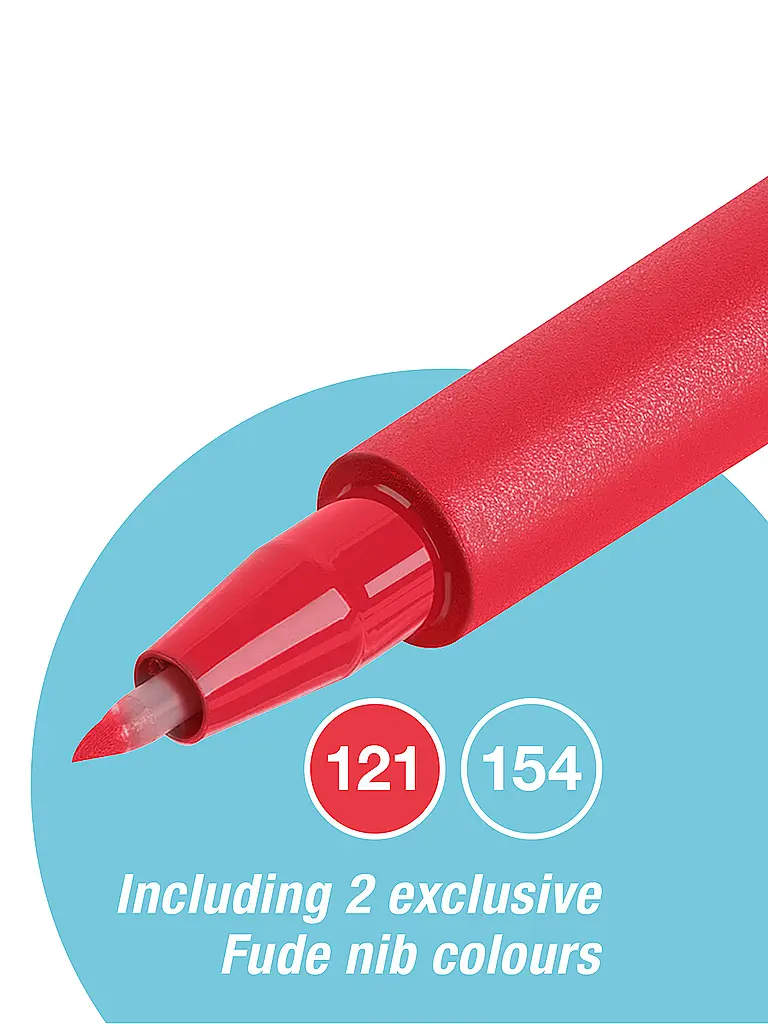 FABER-CASTELL | Set de stylos à encre de Chine 12 pièces LONDON | 