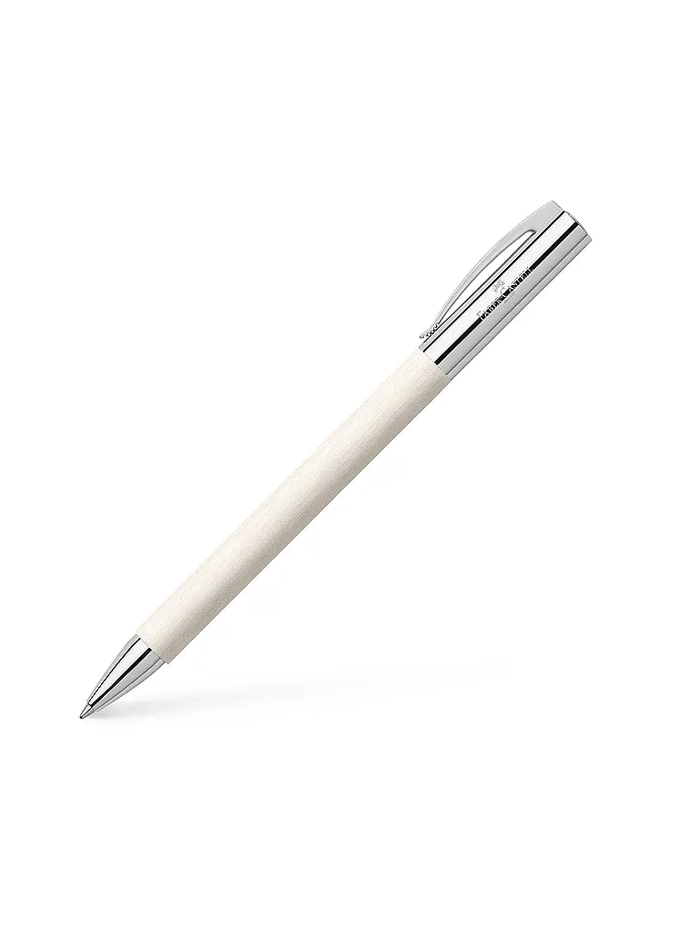 FABER-CASTELL | Stylo bille Ambition en résine précieuse | Blanc