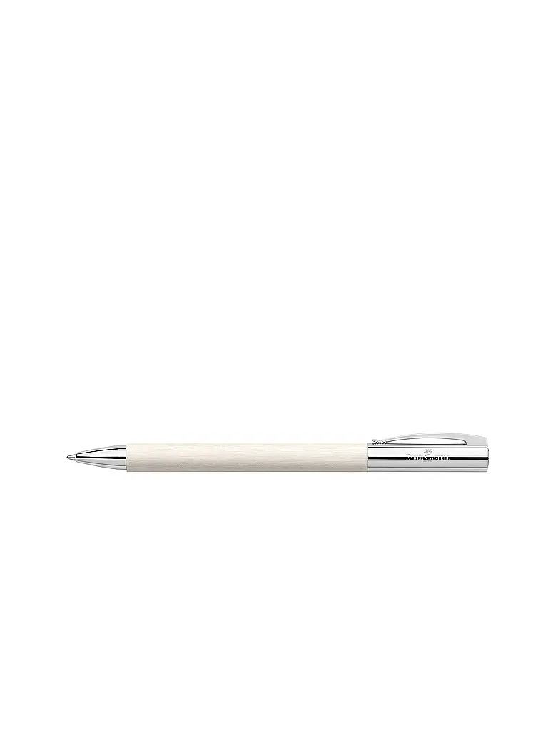 FABER-CASTELL | Stylo bille Ambition en résine précieuse | Blanc