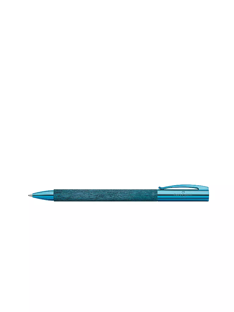 FABER-CASTELL | Stylo bille rotatif AMBITION BLUE WOOD | Bleu