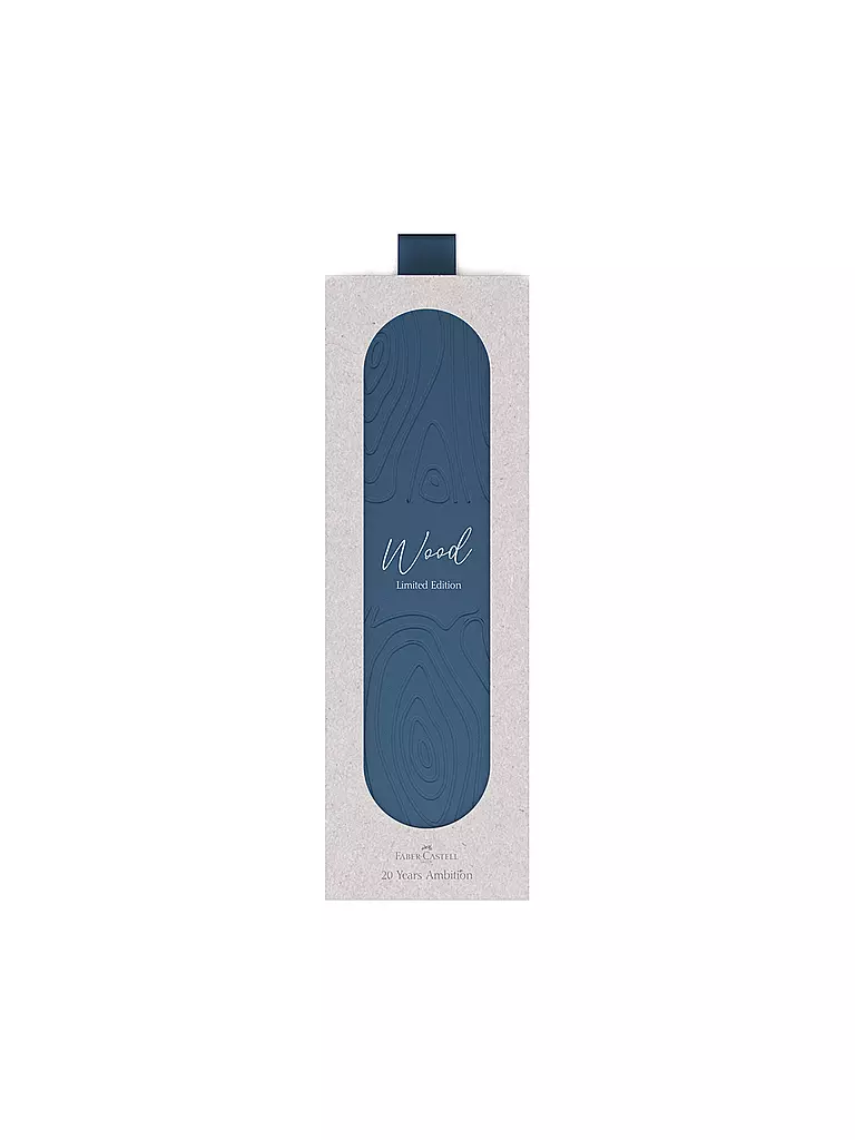 FABER-CASTELL | Stylo bille rotatif AMBITION BLUE WOOD | Bleu