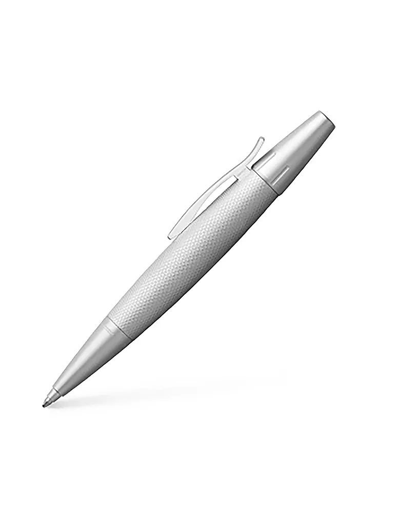 FABER-CASTELL | Stylo bille rotatif e-motion pure (Argent) | keine Farbe