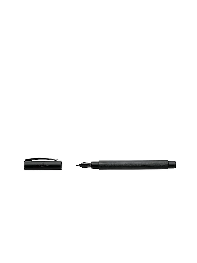 FABER-CASTELL | Stylo plume Ambition All Black, largeur de plume B, noir | Noir