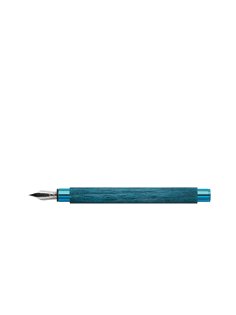 FABER-CASTELL | Stylo plume AMBITION BLUE WOOD M | Bleu