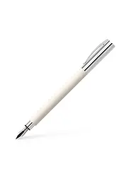 FABER-CASTELL | Stylo plume AMBITION EDELHARZ CINEMATIC White | Blanc
