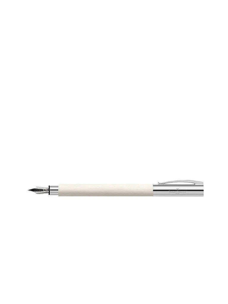 FABER-CASTELL | Stylo plume AMBITION EDELHARZ CINEMATIC White | Blanc