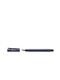 FABER-CASTELL | Stylo plume en aluminium Neo Slim, plume de largeur F, bleu foncé | Bleu foncé