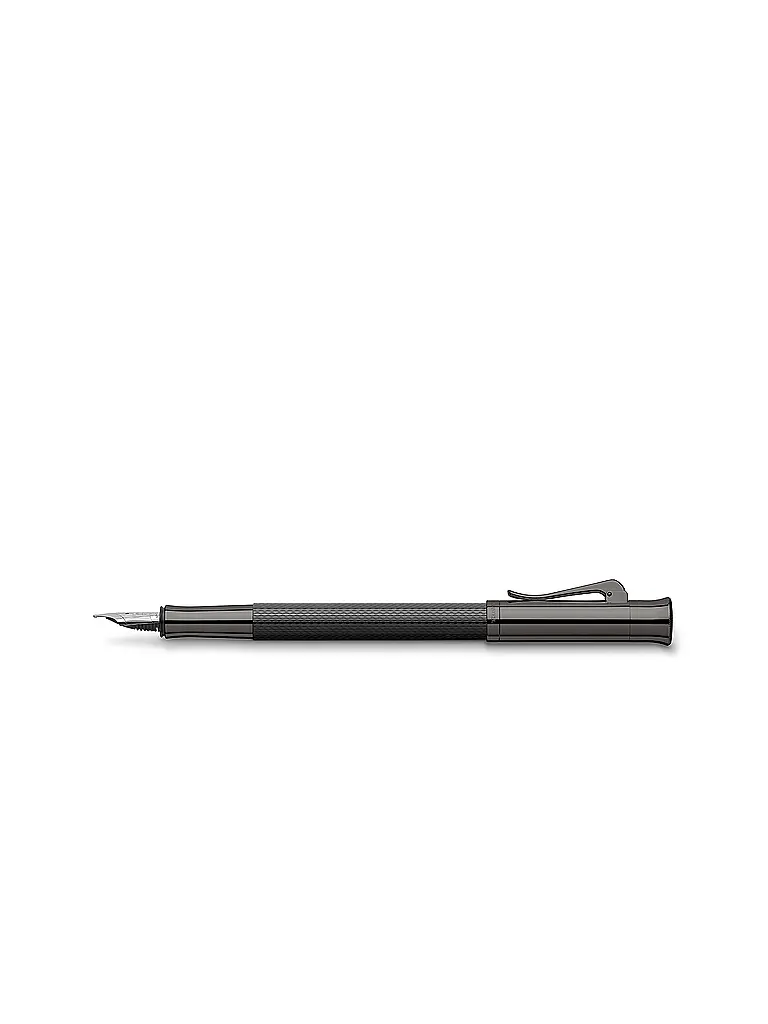 FABER-CASTELL | Stylo plume Guilloche Black Edition, M | Noir