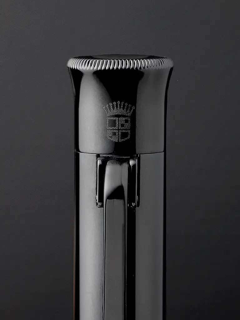 FABER-CASTELL | Stylo plume Guilloche Black Edition, M | Noir