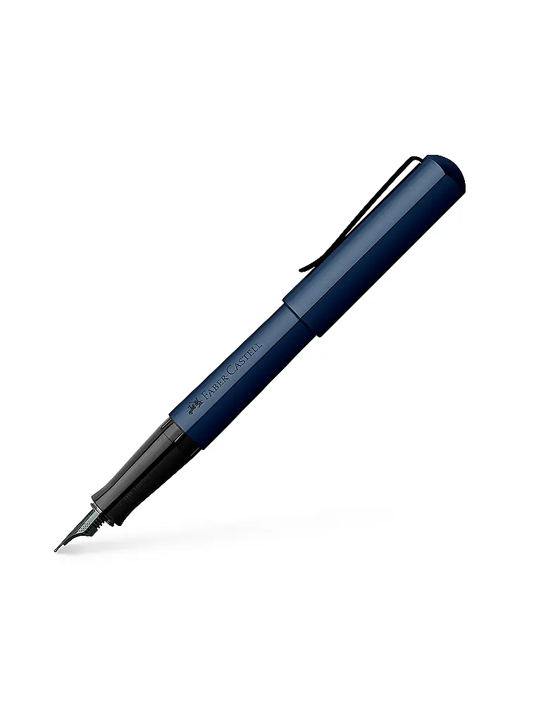 FABER-CASTELL | Stylo plume Hexo bleu large | 