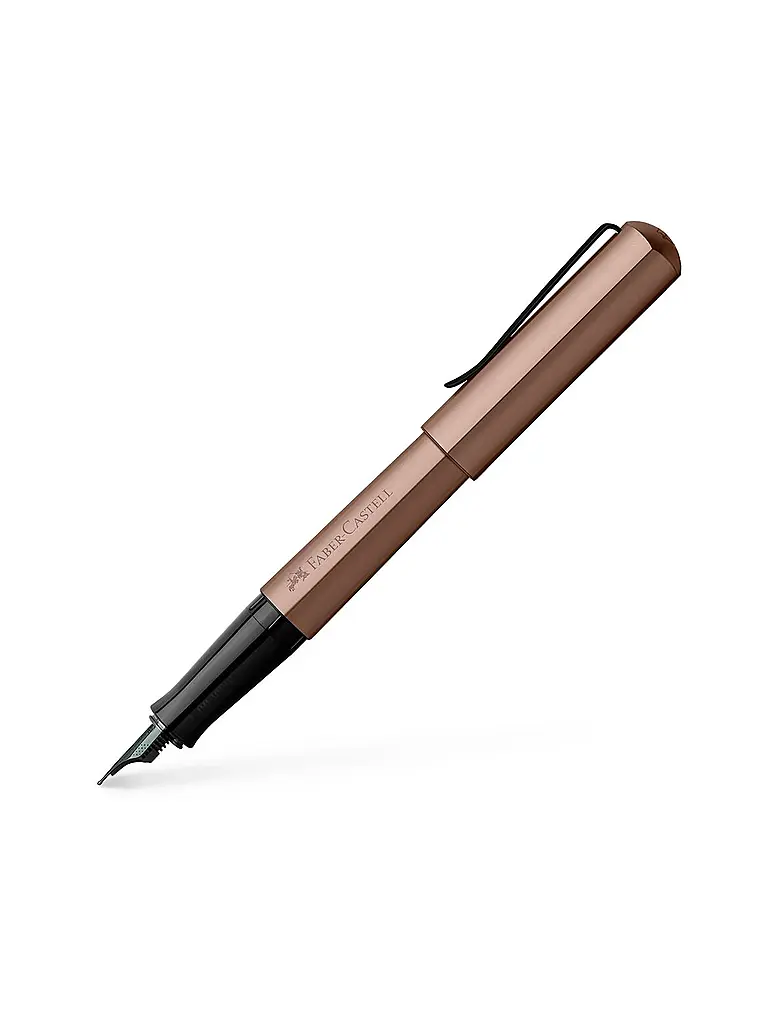 FABER-CASTELL | Stylo plume Hexo Pointe F Bronze | Cuivre