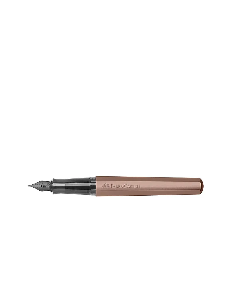 FABER-CASTELL | Stylo plume Hexo Pointe F Bronze | Cuivre
