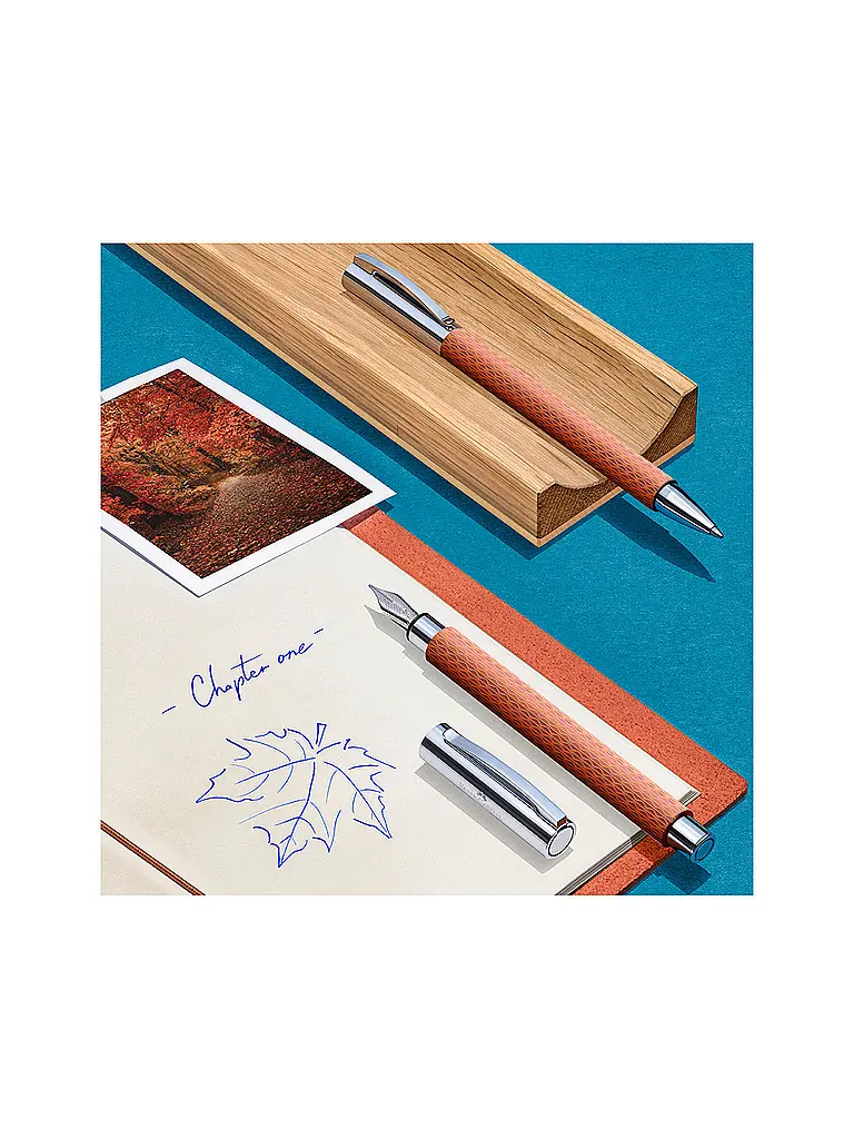 FABER-CASTELL | Stylo plume OpArt Autumn Leaves Medium | 