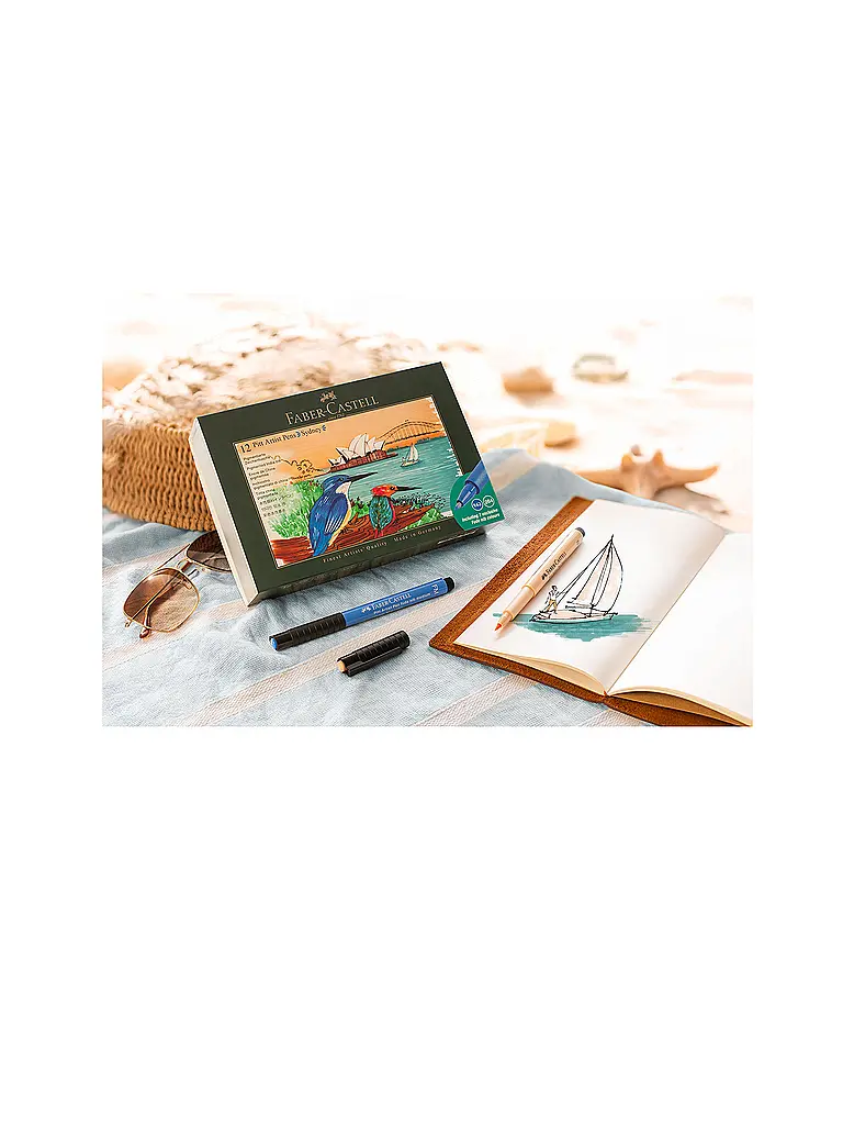 FABER-CASTELL | Tuschestift Set 12tlg. SYDNEY | 