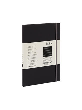 FABRIANO | Carnet ISPIRA A5 ligné Noir