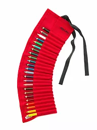 FABRIANO | Buntstifte-Set mit Leinentasche | Rouge