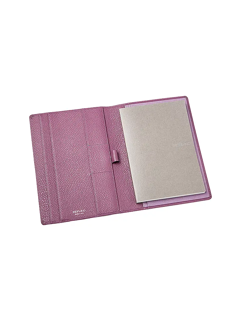 FABRIANO | Porte-bloc en cuir A5 Violet | 