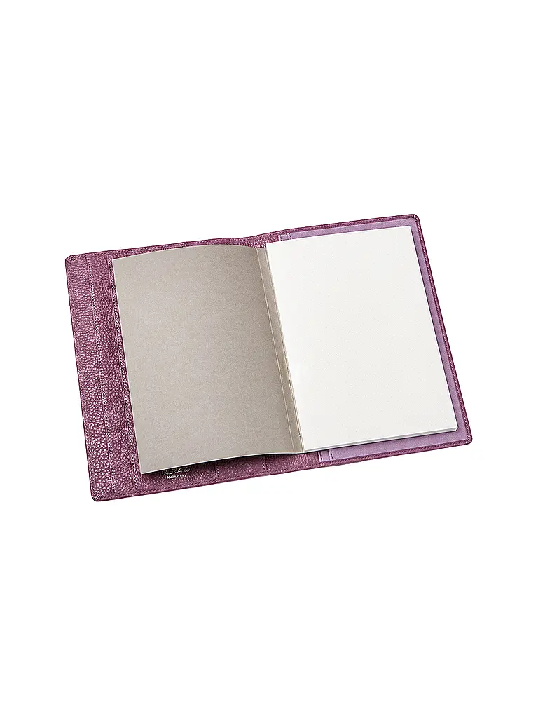 FABRIANO | Porte-bloc en cuir A5 Violet | 