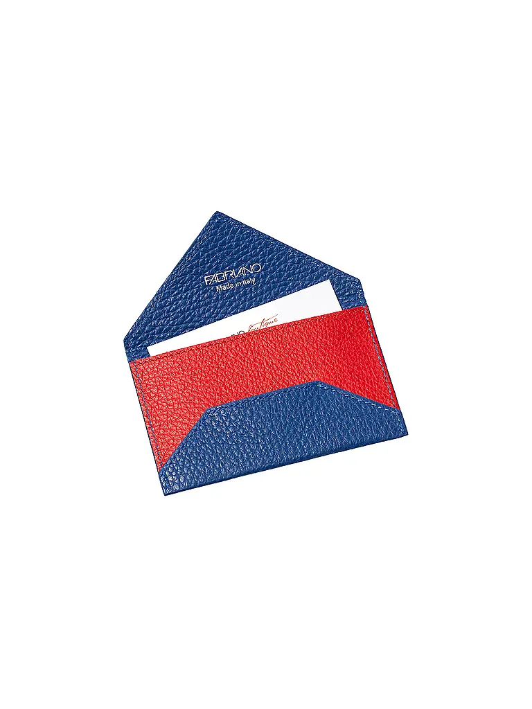 FABRIANO | Porte-cartes Alex Blue/Red | 