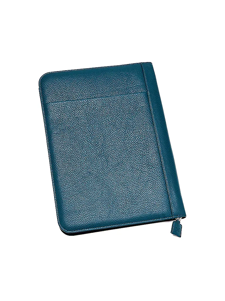FABRIANO | Presse-papiers A4 en cuir Octanium | blau