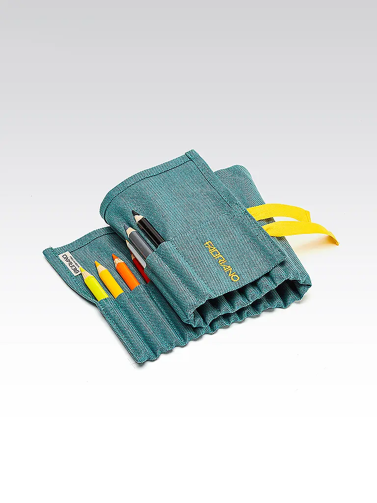 FABRIANO | Trousse à crayons de couleur avec 24 crayons de couleur Aquamarina | 