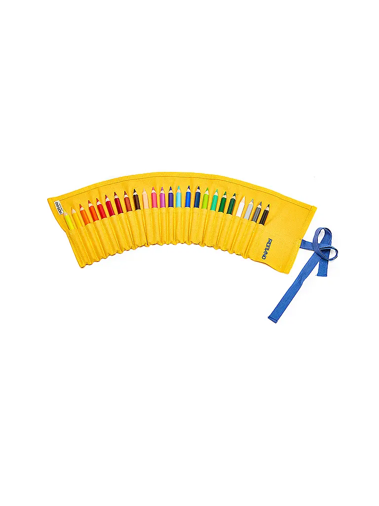 FABRIANO | Trousse à crayons de couleur avec 24 crayons de couleur Yellow | 