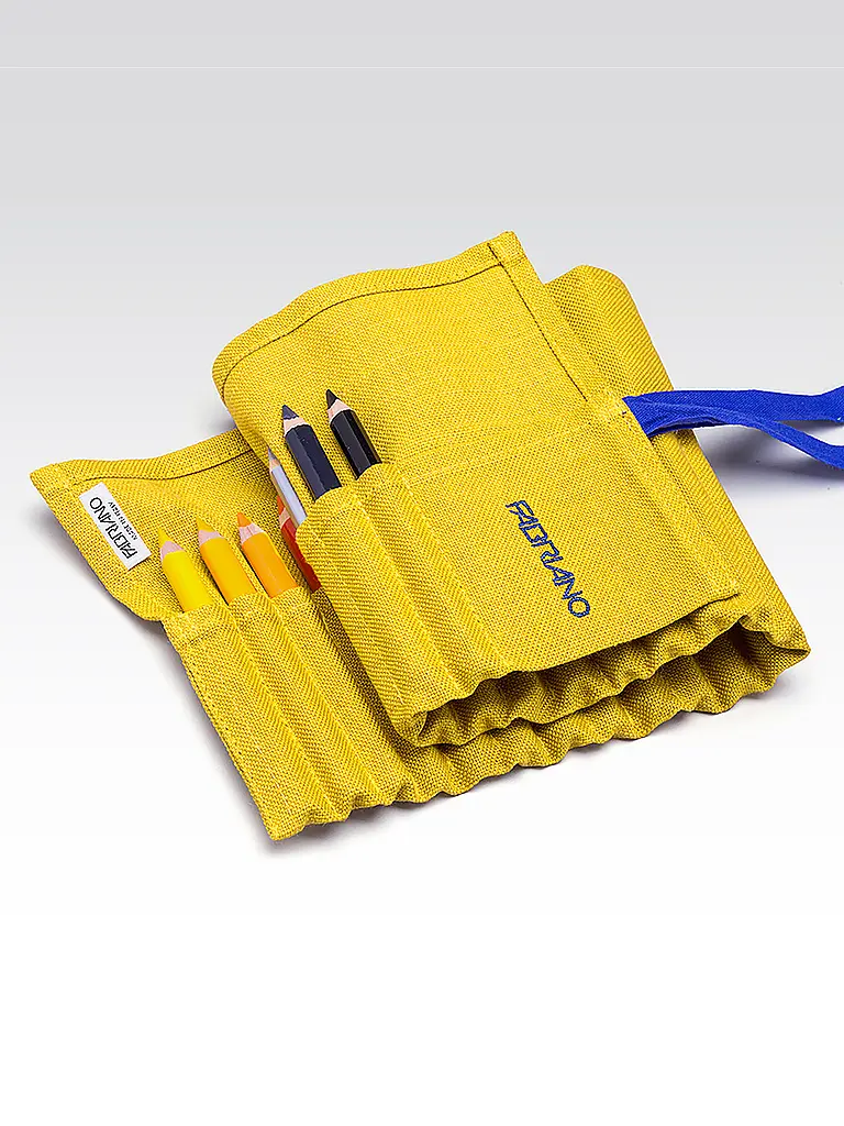 FABRIANO | Trousse à crayons de couleur avec 24 crayons de couleur Yellow | 
