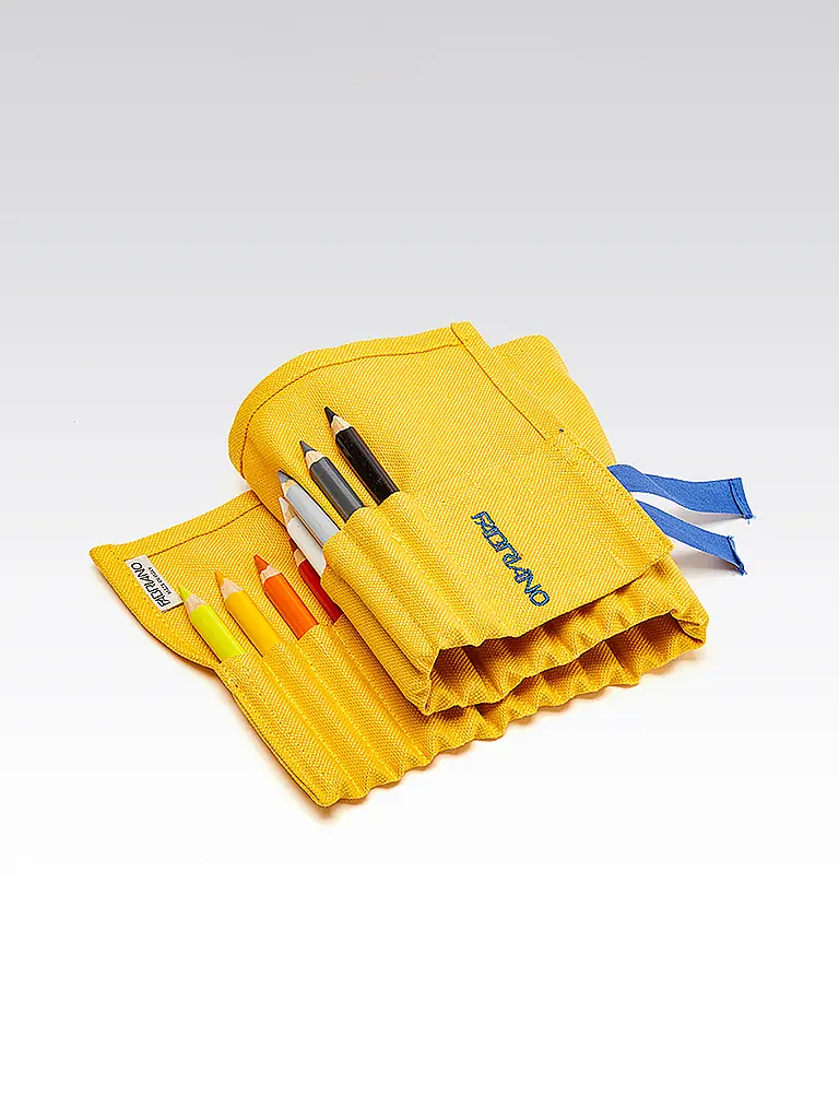 FABRIANO | Trousse à crayons de couleur avec 24 crayons de couleur Yellow | 