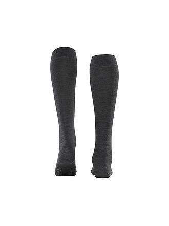 FALKE | Mi-bas SOFTMERINO anthracite chiné