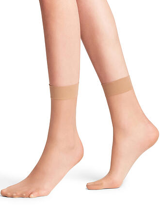 FALKE | Socquettes SEIDENGLATT 15 DEN powder