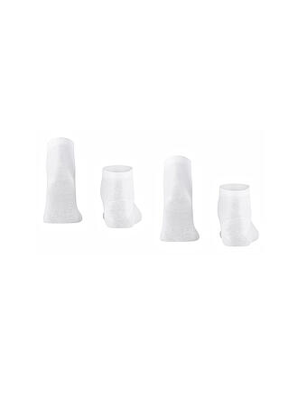 FALKE | Lot de 2 paires de chaussettes sneakers HAPPY white