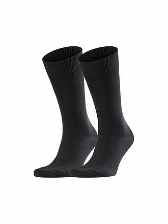 FALKE | Lot de 2 paires de chaussettes "Happy" (noir)