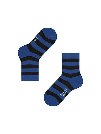 FALKE | Chaussettes enfant Happy Stripe, lot de 2, noir