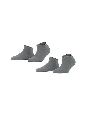 FALKE | Socquettes Happy, lot de 2, gris clair